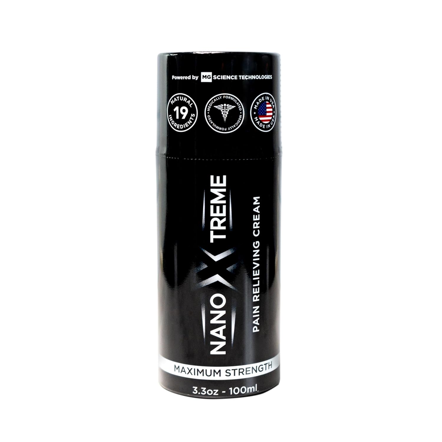 Pain Relief Cream – Fast-Acting Topical for Muscle, Joint & Nerve Discomfort – Deep-Absorbing, Long-Lasting Formula with Natural Ingredients – Cooling Sensation – 3.3oz Pump – Made in USA