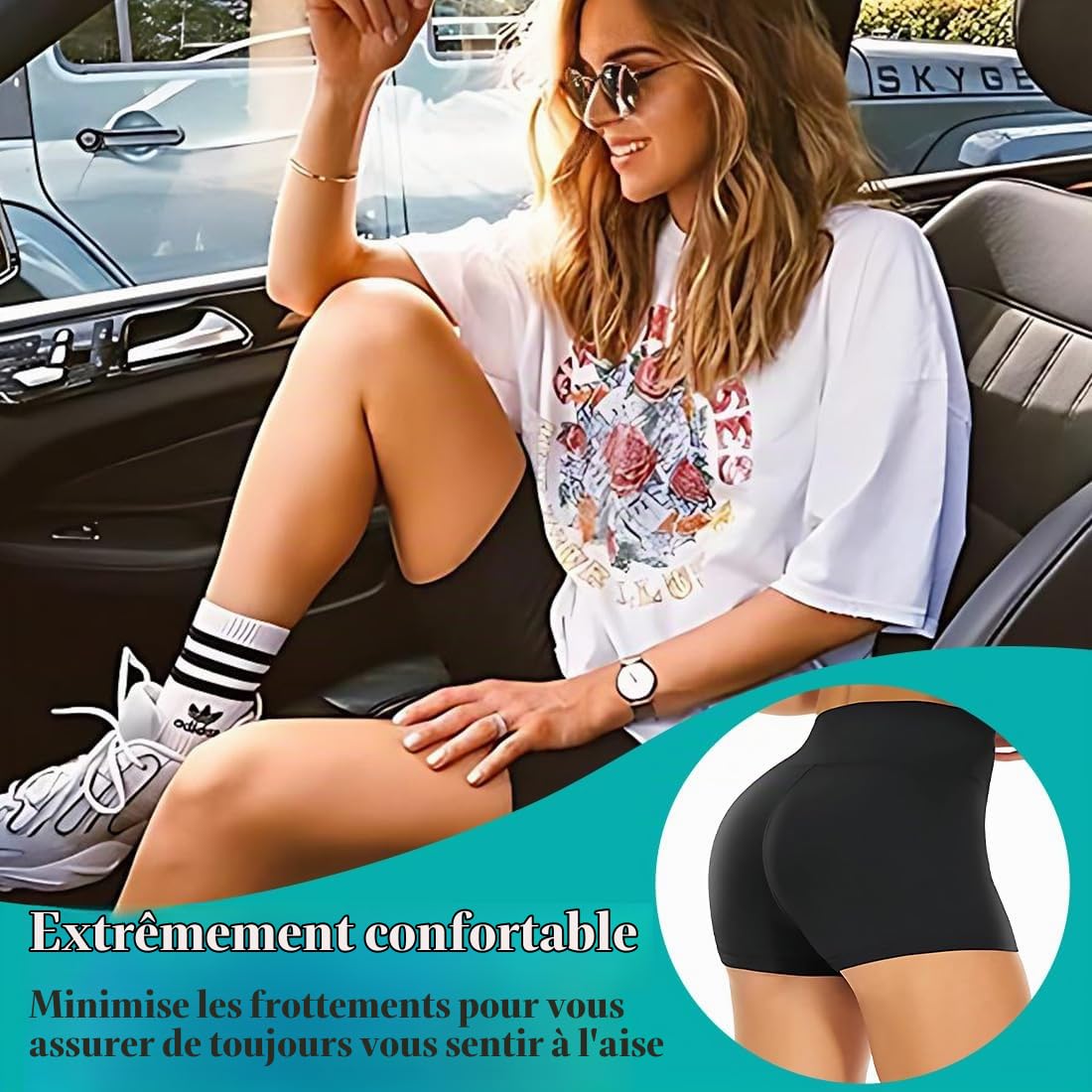 Short De Bain Sport Femme 1 Pièce Noir Taille L Vêtements De Plage Été Maillot De Natation