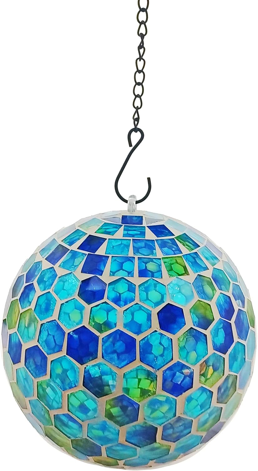 Very Cool Stuff 8" Blue/Green Honeycomb Globe
