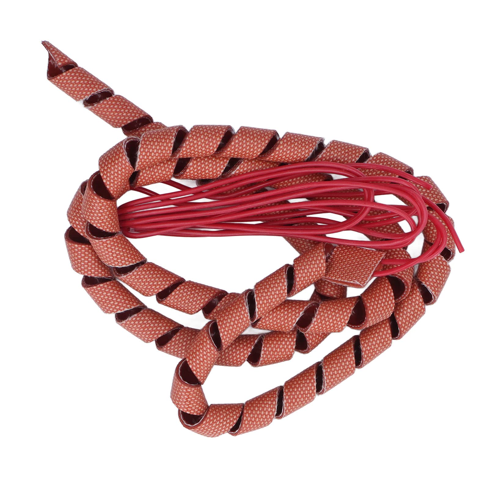Gonetre Cinta Calefactora de Silicona en Espiral, Envoltura de Cable Calefactor para Calefacción de Tuberías para Protección contra Congelación, 220V, 70W (8 mm (0,31 pulgadas) de