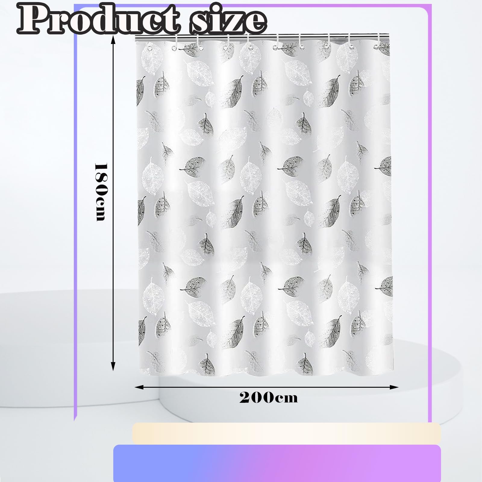 CHENYUOUYANG Shower Curtain,Mould Proof Resistant - Image 2