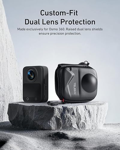 Miniatura 2 de TELESIN Osmo 360 Funda de transporte Bolsa de viaje para DJI Osmo 360 portátil pequeña bolsa de almacenamiento Funda protectora protectora de