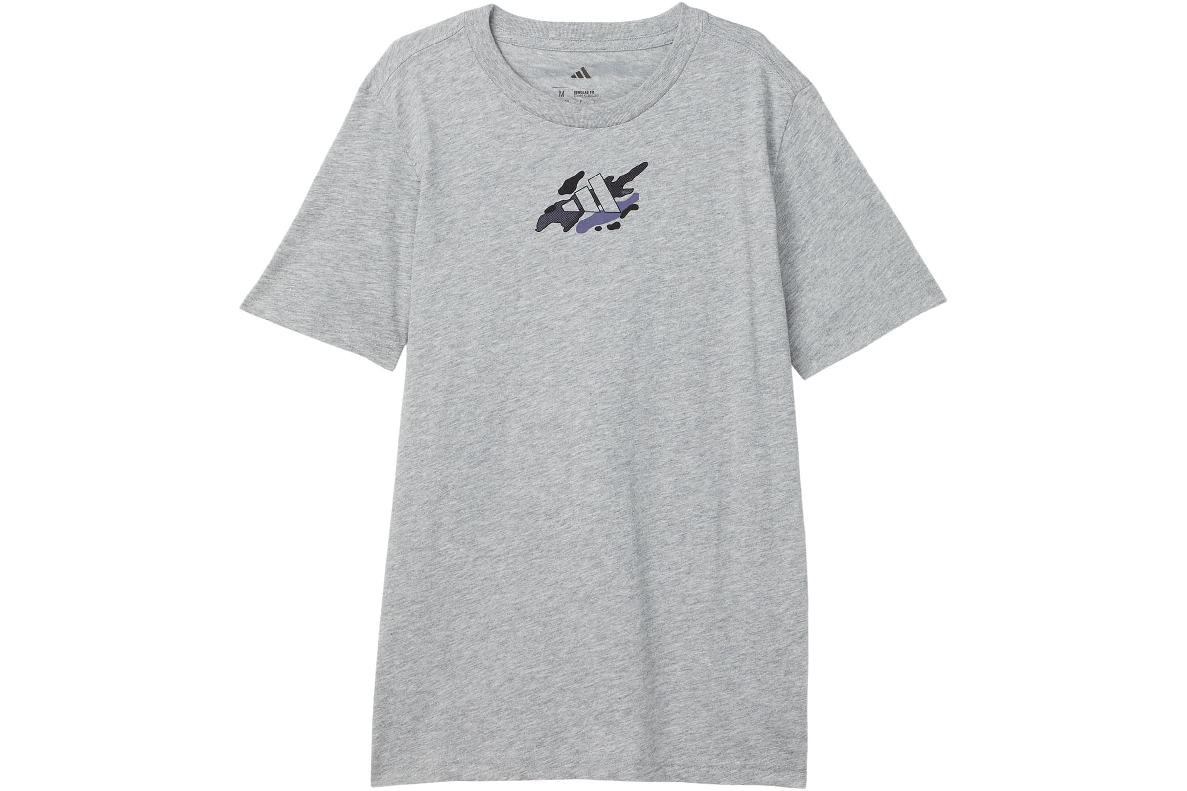 Мужская рубашка adidas Kids Camo Expression Heather Tee (Big Kid)