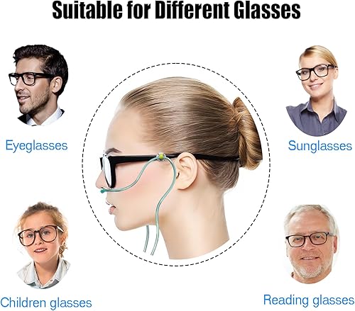 Miniatura 3 de Soporte de tubo de oxígeno para gafas, clips de cánula nasal de oxígeno para protección del oído, cánula de oxígeno nasal para proteger los oídos,