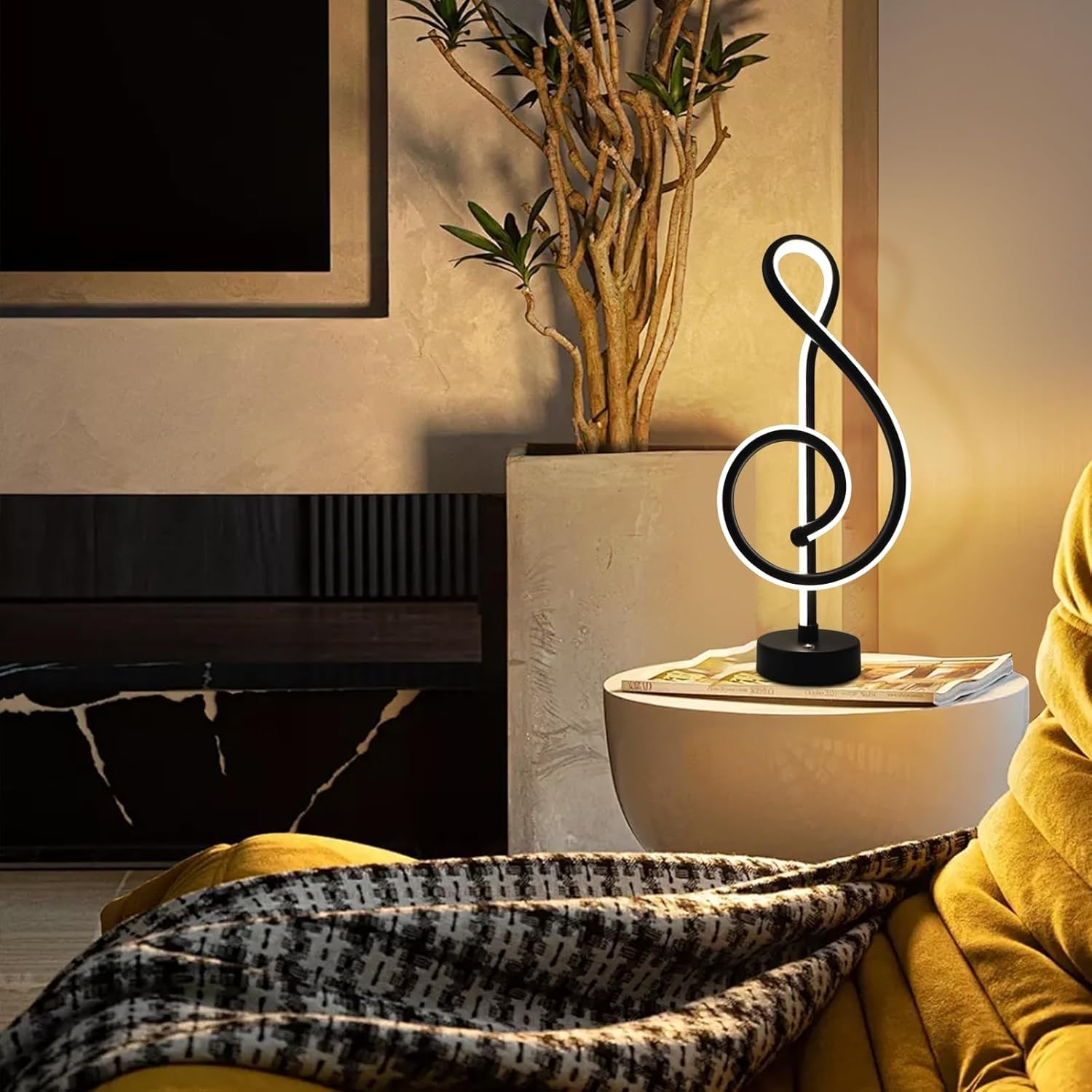 ZMH 2ER LED Tischlampe Kabellos Nachttischlampe - Schwarz Touch Dimmbar Tischleuchte Akku mit USB Aufladbar Metall Nachttischleuchte Schlafzimmer ohne Kabel Modern Tischlampen für Wohnzimmer