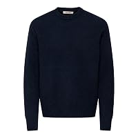 ONLY & SONS Onsjames RLX Crew Knit, Zaffiro Scuro.