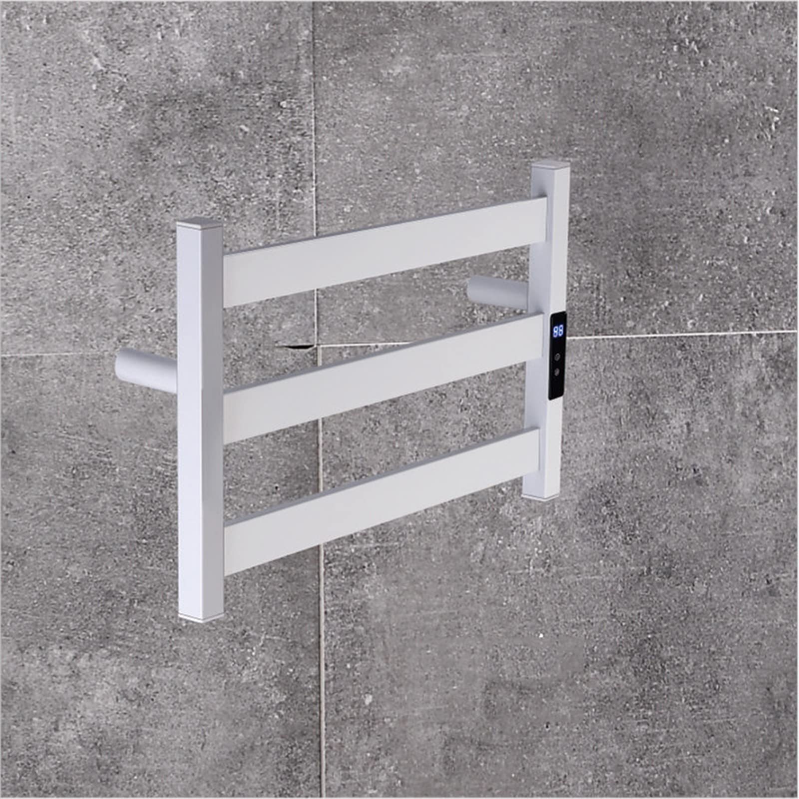 Porte-serviettes chauffant mural pour une salle de bain chaleureuse en hiver