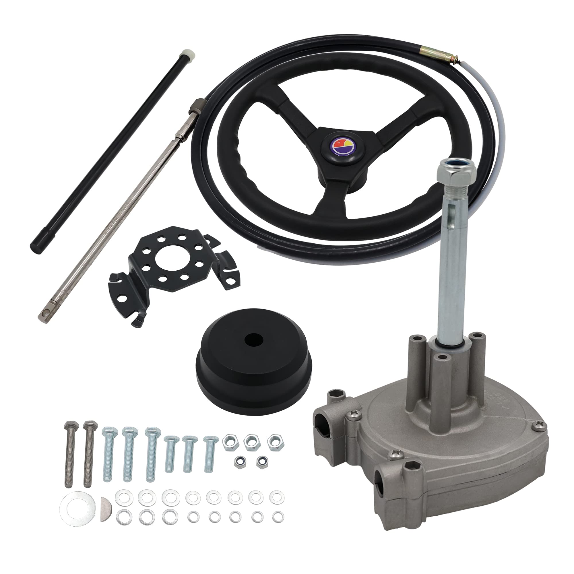 Buy BBH Outboard Steering System Mechanical Boat Rotary Steering Kit