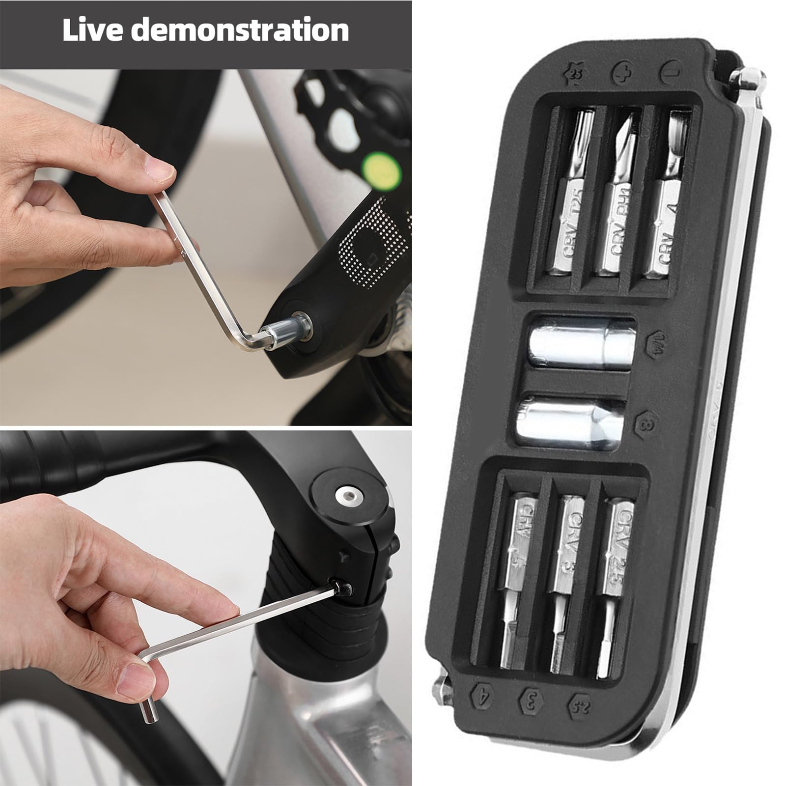 Bicycles Multifunctional Tool Cycling Combination Maintenance Tool Bicycles Maintenance Hexagonal Wrench Bit
