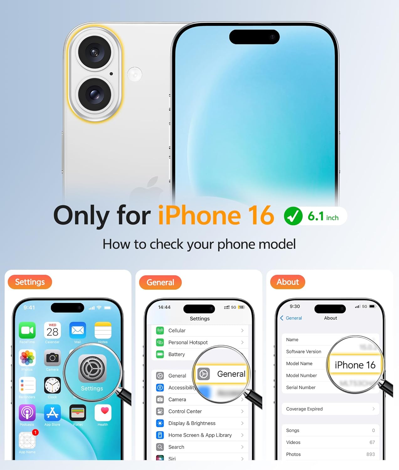 FNTCASE for iPhone 16 Case: [Compatible with Magsafe] Translucent Matte Cases with [Full Camera Protection] [Screen Protector] Military Grade Shockproof Protective Phone Cover - White - Image 2