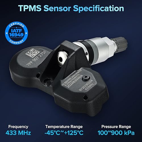 Miniatura 2 de BDFHYK Sensor TPMS programado 7PP907275F compatible con Audi Bentley Aston Martin Bugatti Lamborghini Porsche A6 A8 Q7 RS6 RS7 911 918 Boxster