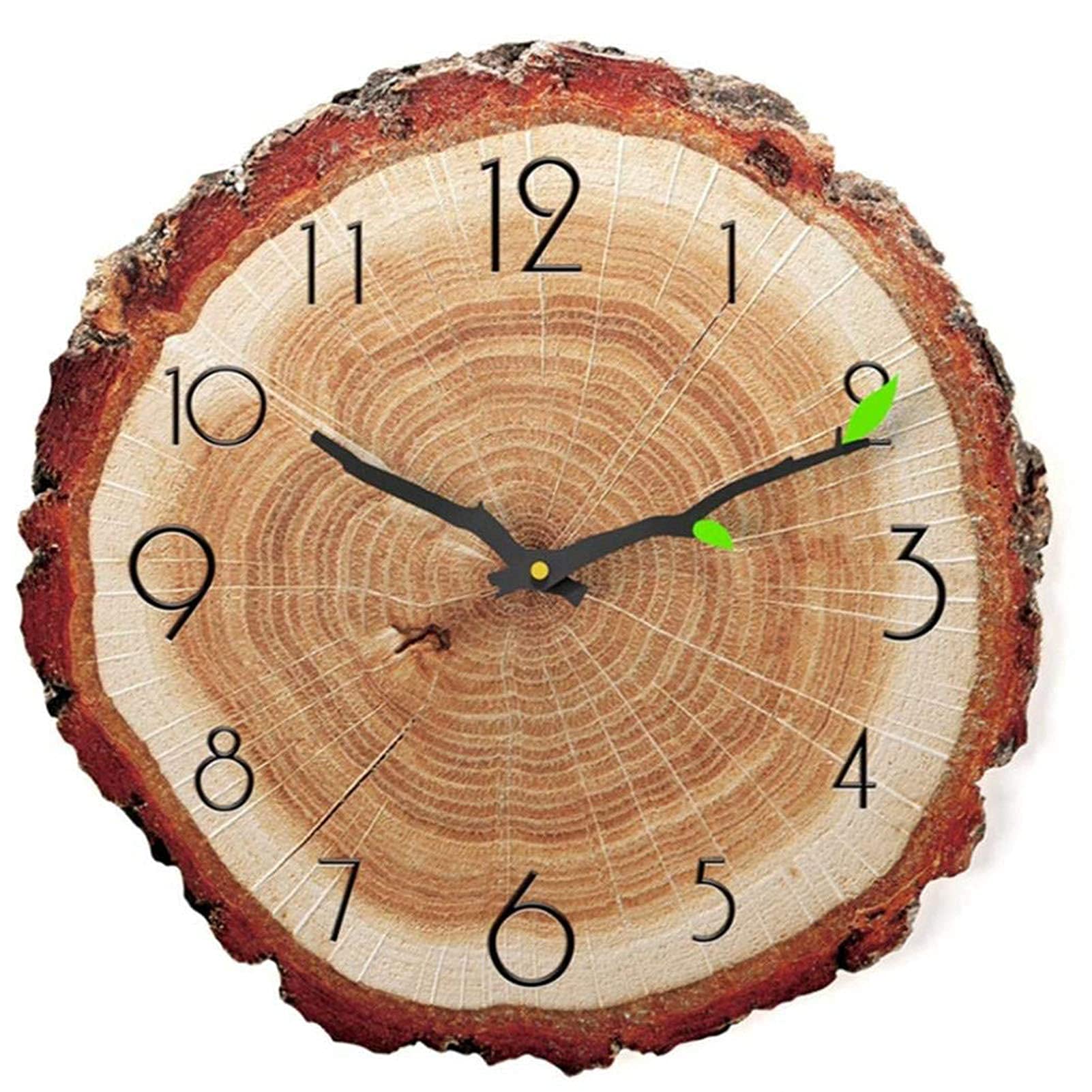 Horloge murale de jardin extérieur rétro pour terrasse et salon