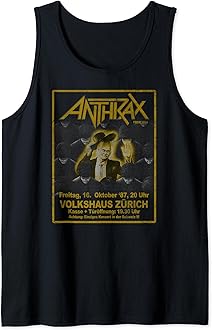 Amazon.com: Anthrax Official: Tank Tops