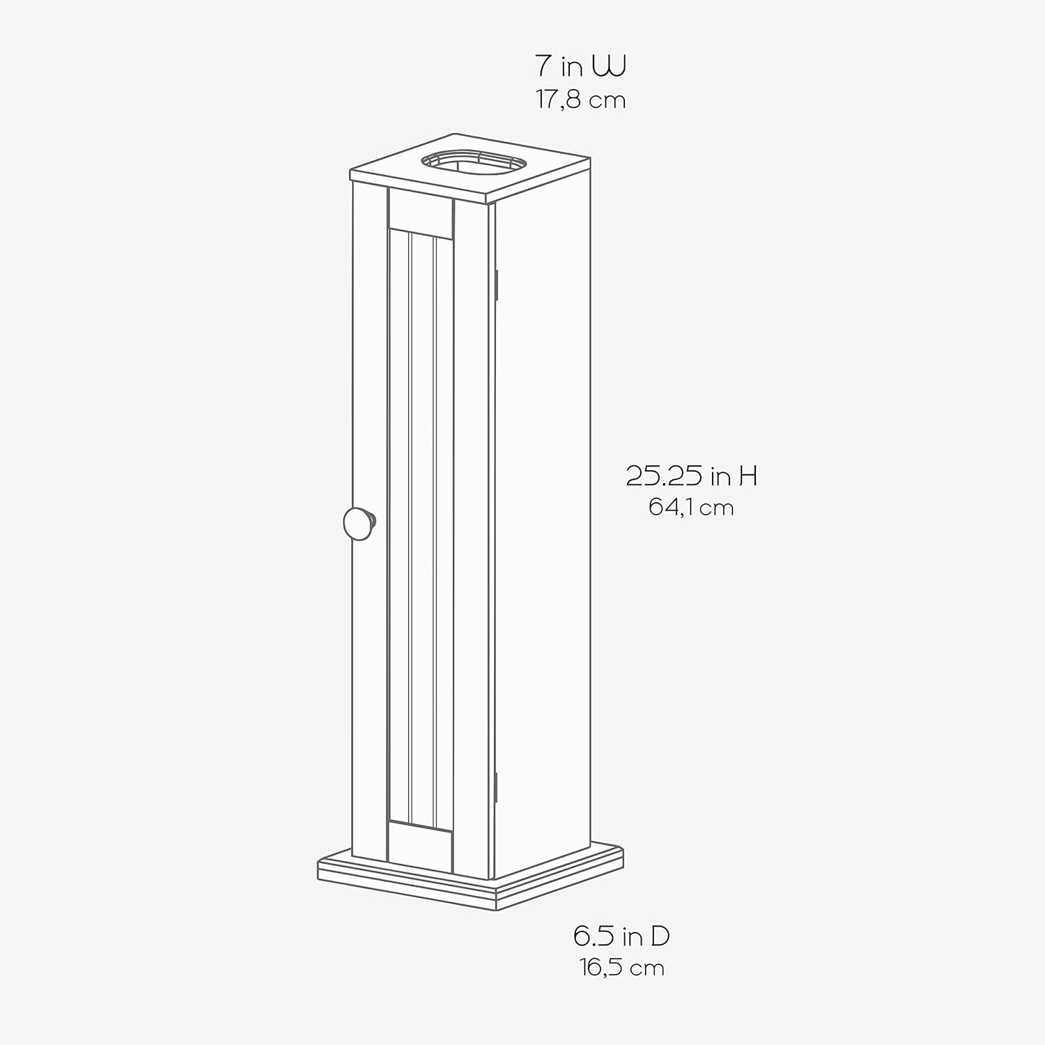 Zenna Home E9153WW Bathroom Storage, 4 Rolls, White : Home & Kitchen