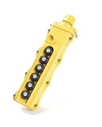 Woodhead 505PL-RS Watertite Pushbutton Pendant Station Pilot Light, Shroud Mount, Red