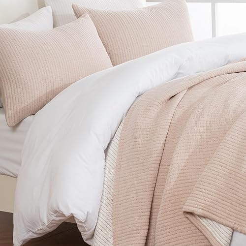 Miniatura 2 de EVERGRACE Juego de edredón de mezcla de algodón ultrasuave, juego de ropa de cama prelavado, colcha reversible de gran tamaño, colcha ligera de