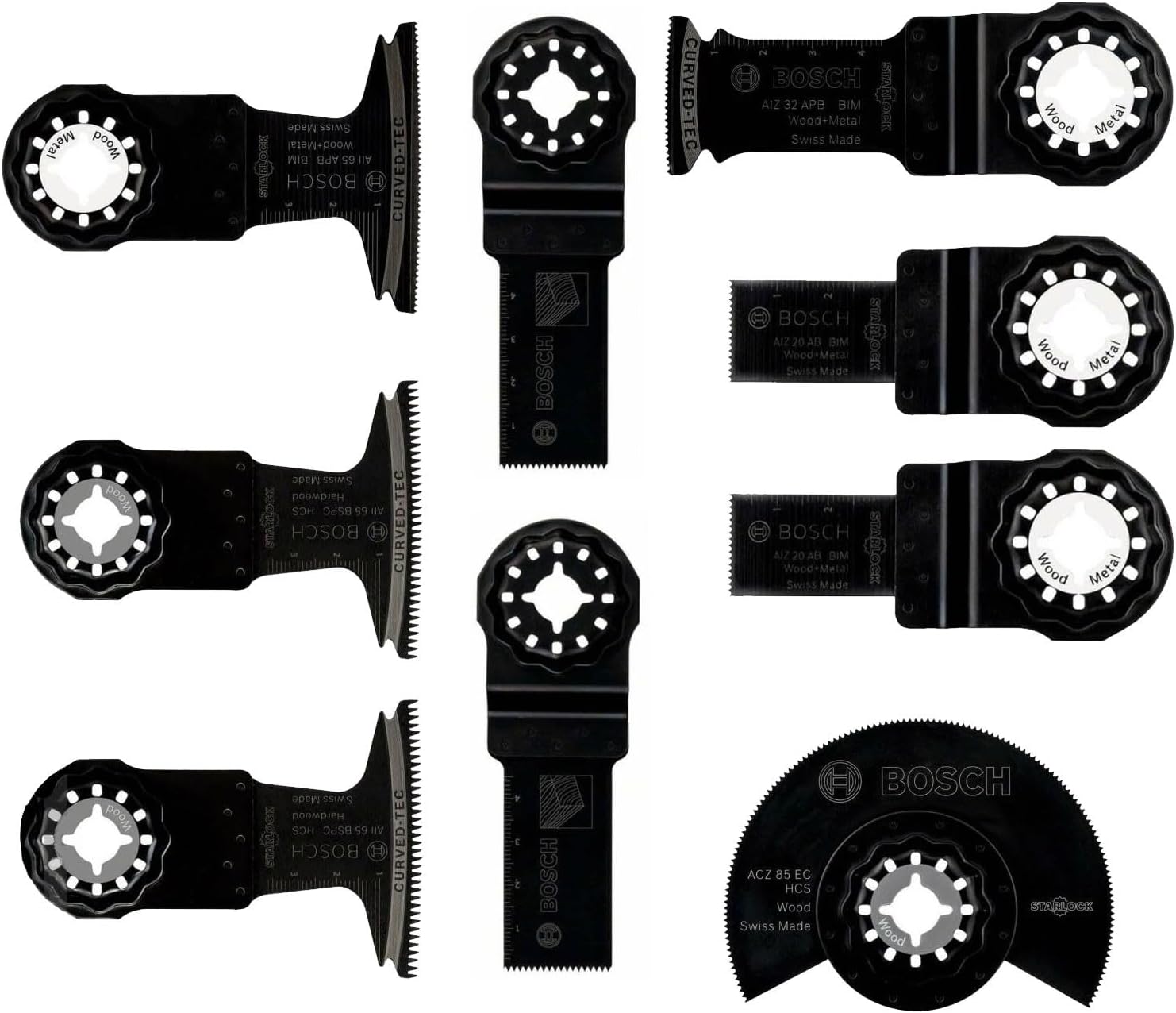 Bosch Professional Starlock Ahşap ve Metal Raspa Testere Seti 9 Parça 2608669146