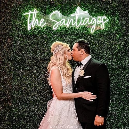 Vista 4 de Letreros de neón personalizados, letrero de neón personalizable para decoración de pared, letrero de neón personalizado para boda, fiesta de Tamaños