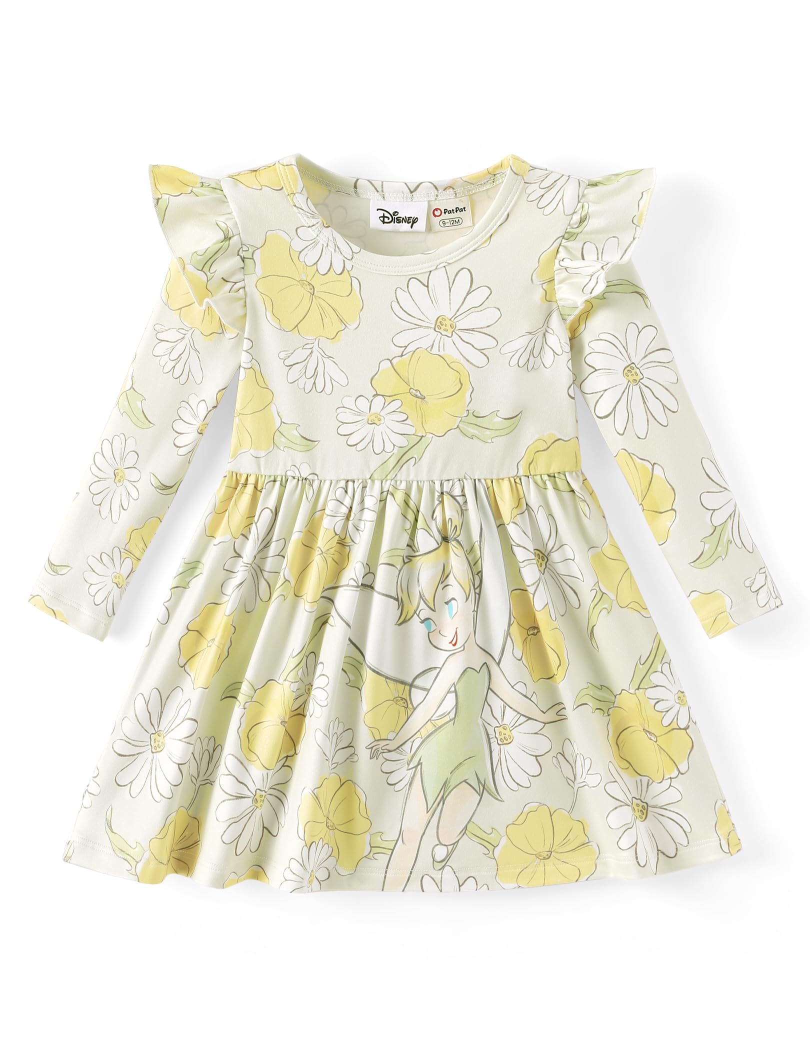 Disney Girls Dress Ruffled Long Sleeve Fall Winter Clothes Baby to Toddler