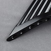 Vista 8 de 22 tubos G Key Profesional Black Pan Flauta China Tradicional Instrumento Musical Tubos Fácil de Aprender con Exquisitas Tubos de Pan Marrón Flauta