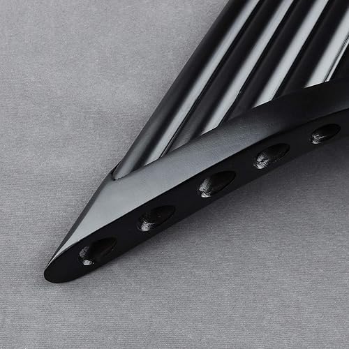 Miniatura 8 de 22 tubos G Key Profesional Black Pan Flauta China Tradicional Instrumento Musical Tubos Fácil de Aprender con Exquisitas Tubos de Pan Marrón Flauta