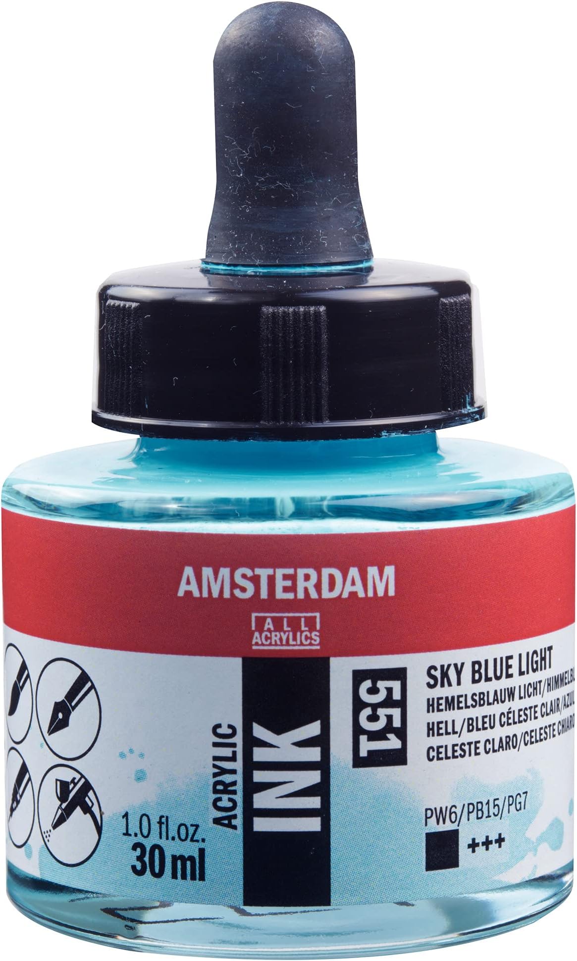 Acrylic Ink, 30ml, Sky Blue Light