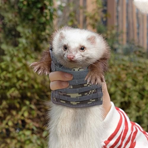 Miniatura 6 de Arnés y correa para animales pequeños, conejillo de indias, gatito, cachorro, hurón, accesorios de ropa