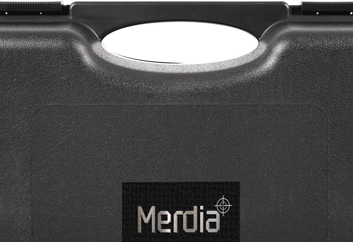 Merdia Gun Case Precision Hard Locking Rifle Cases Ultra Protective Case Intensive Convoluted Foam Shot Gun Case | AR Accessories | Rifle Bag | Hard Gun Cases for Rifles | Shotgun Case