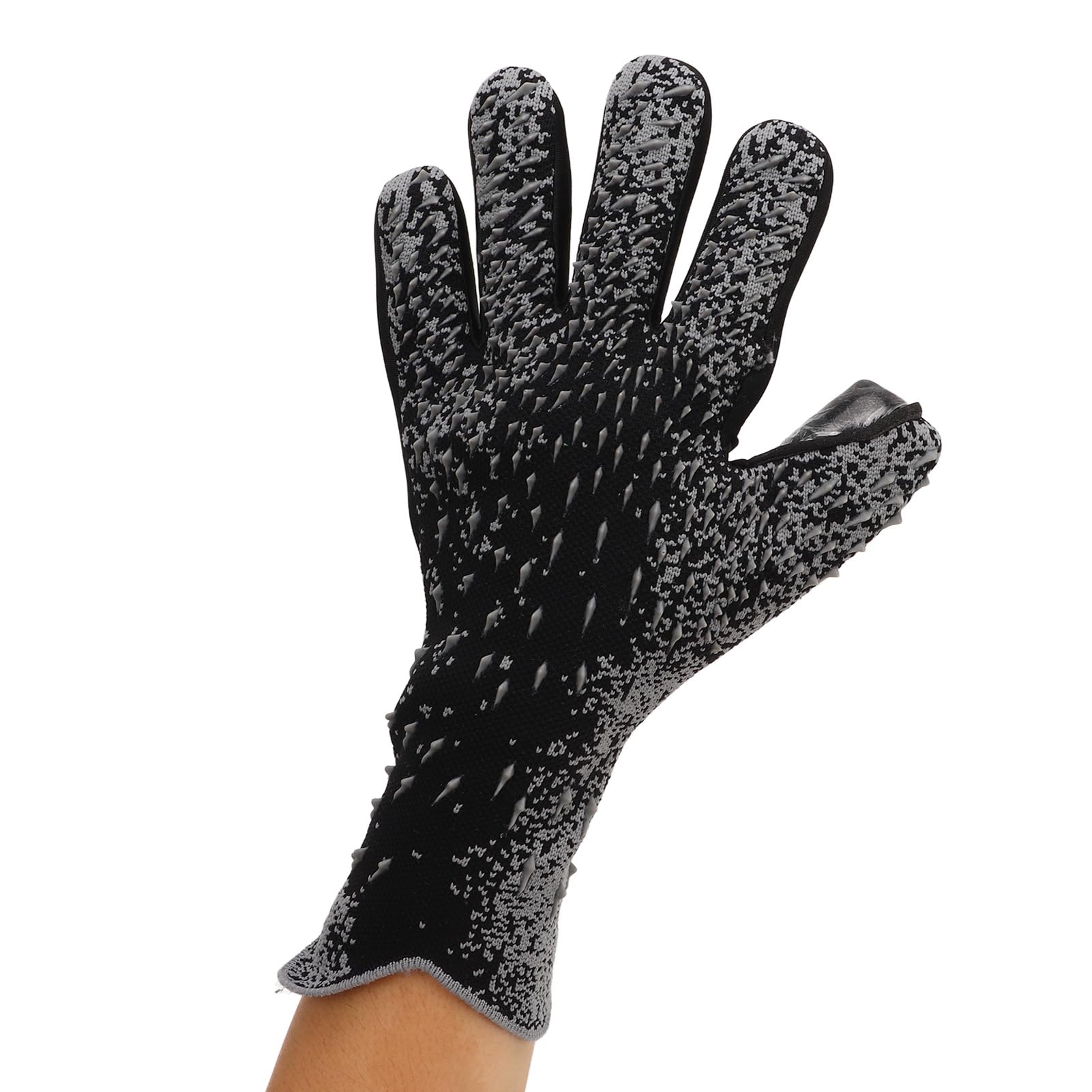 YedaHcy Goalkeeper Gloves with Strong Grip, Breathable Soccer Goalie Gloves, Premium Latex and Nylon Material, Shock Absorption, Extra Finger Protection, Unisex Design for Kids Youth and (6)