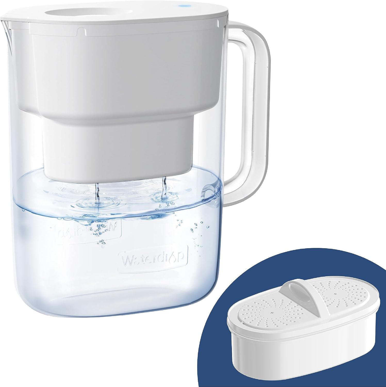 Waterdrop PT-07W Lucid Water Filter Jug, 3.5L 3.5 litres (WD-PT-07W) — best water filter jug UK