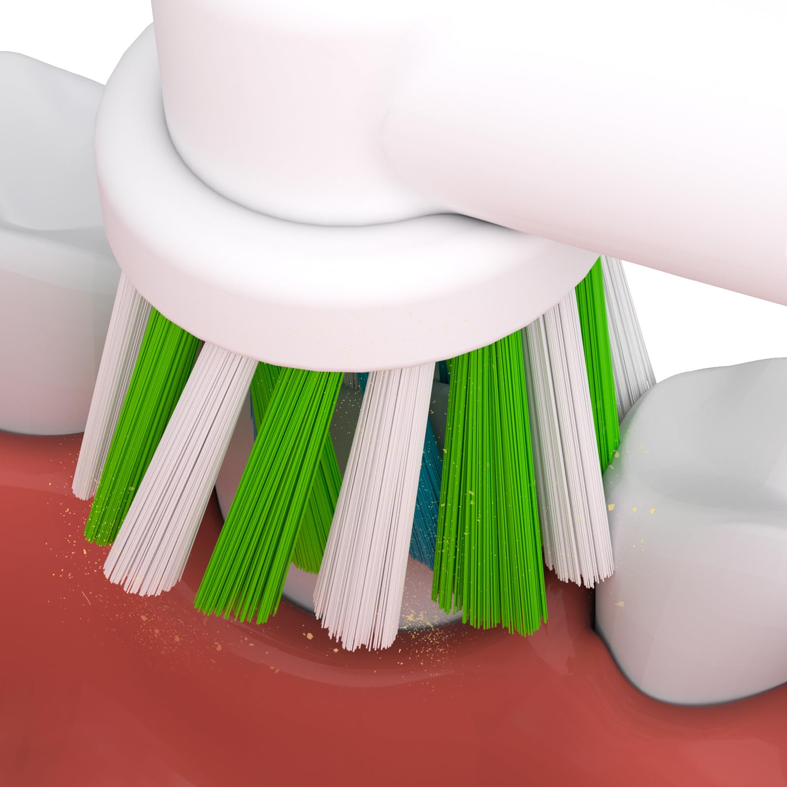 Ersatz-Zahnbürstenköpfe kompatibel mit Oral-B Braun Pro 500/1000/1500/3000/3757/5000/7000/7500/8000, professionelle elektrische Bürstenköpfe für Oral-B-Ersatzköpfe, 20 Stück