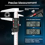 Housolution Digital Caliper 12 Inch, Caliper Measuring Tool with Large LCD Screen, Inch/MM, 4 Measuring Ways, Auto-Off, Stainless Steel