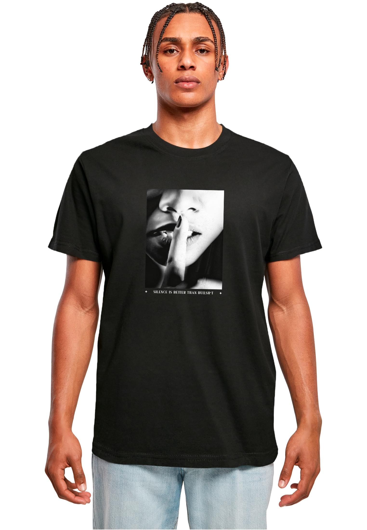 Mister Tee Men's T-Shirt, Black, XS