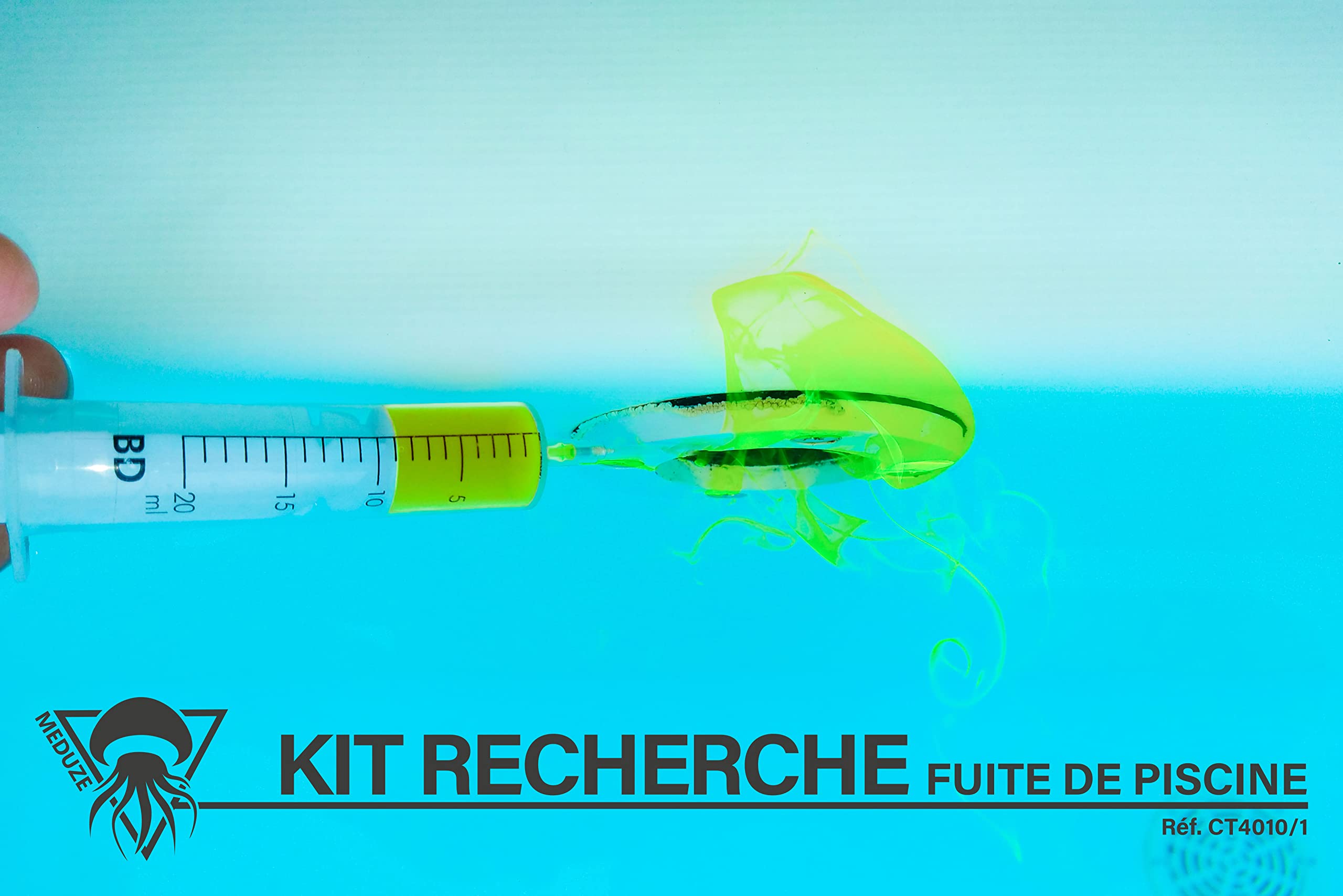 Méduze - Lecksuch-Set für Pool, 1 l, gebrauchsfertig – Universal