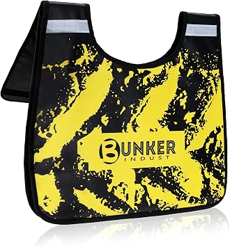 BUNKER INDUST Winch Damper Bag, Winch Cable Line Damper for Safety Recovery Off-Road Winch Rope Damper Blanket with Pocket and Reflective Strips