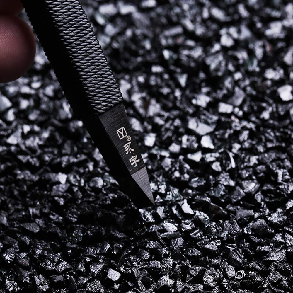 6-teiliger Flachbardesign, professionelles Wolframstahl-Gravur-Werkzeugkit, hochwertige Nanotechnologie ohne Schärfen, Fachleute