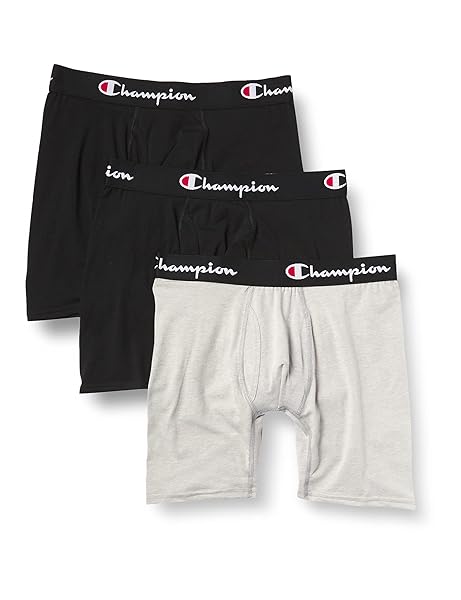Champion Men's Everyday Cotton Stretch- 3 Pack