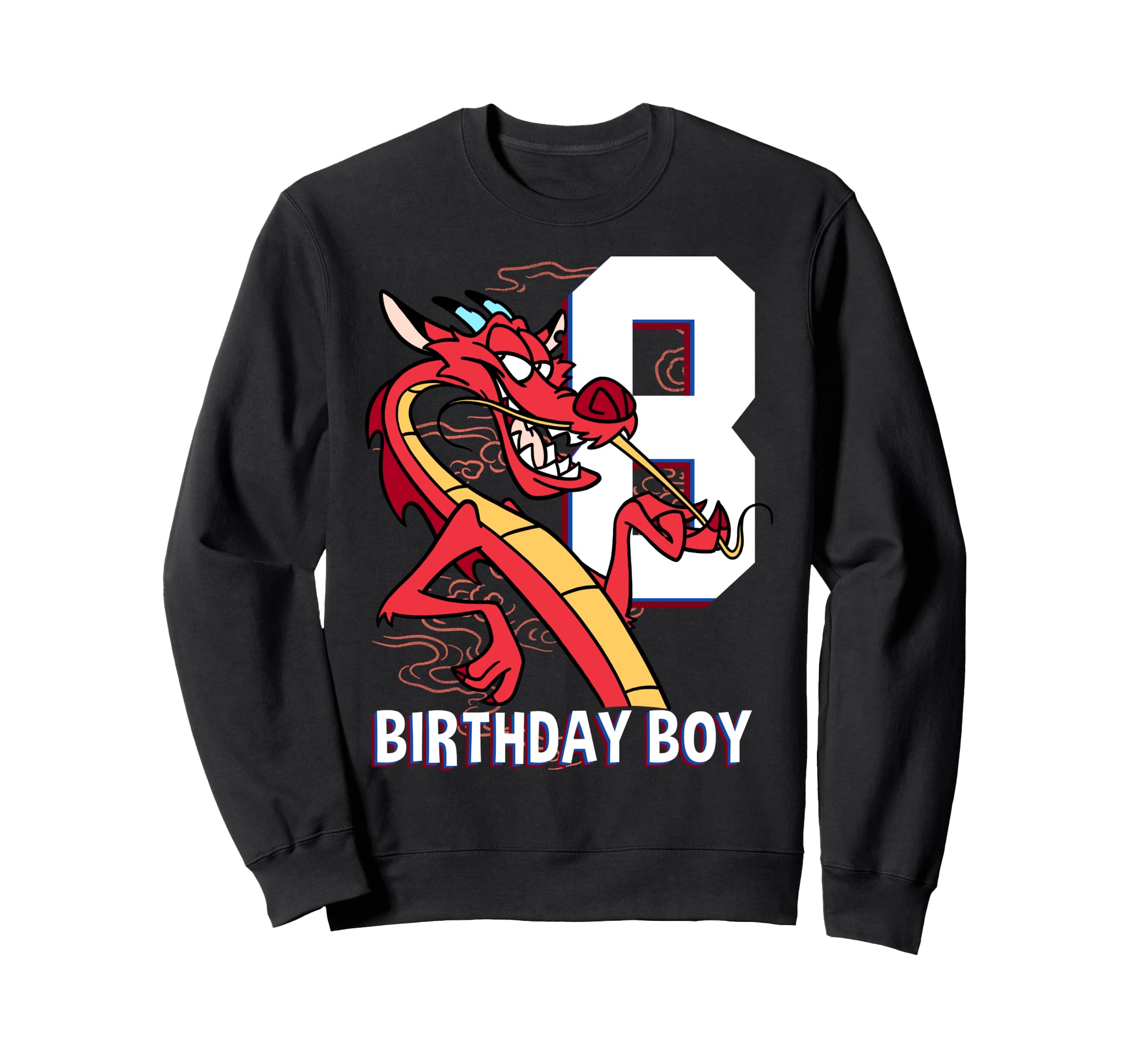 Sweat Mushu Mulan pull enfant résistant coton 8 ans