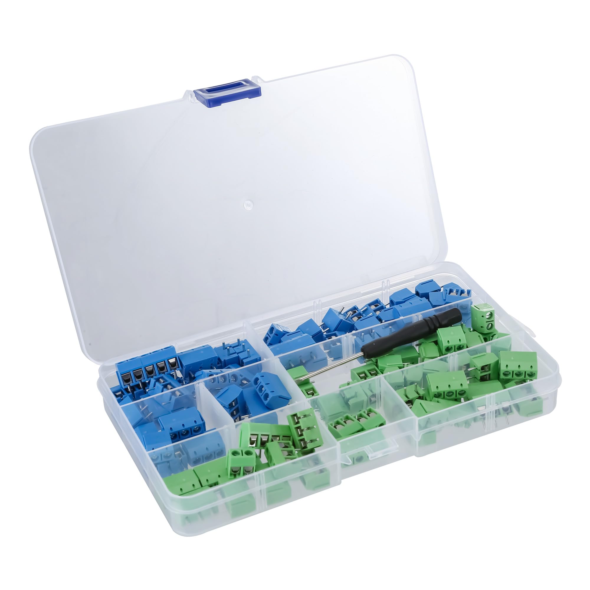 Snapklik.com : 100Pcs Blue Green 5.0mm/0.2
