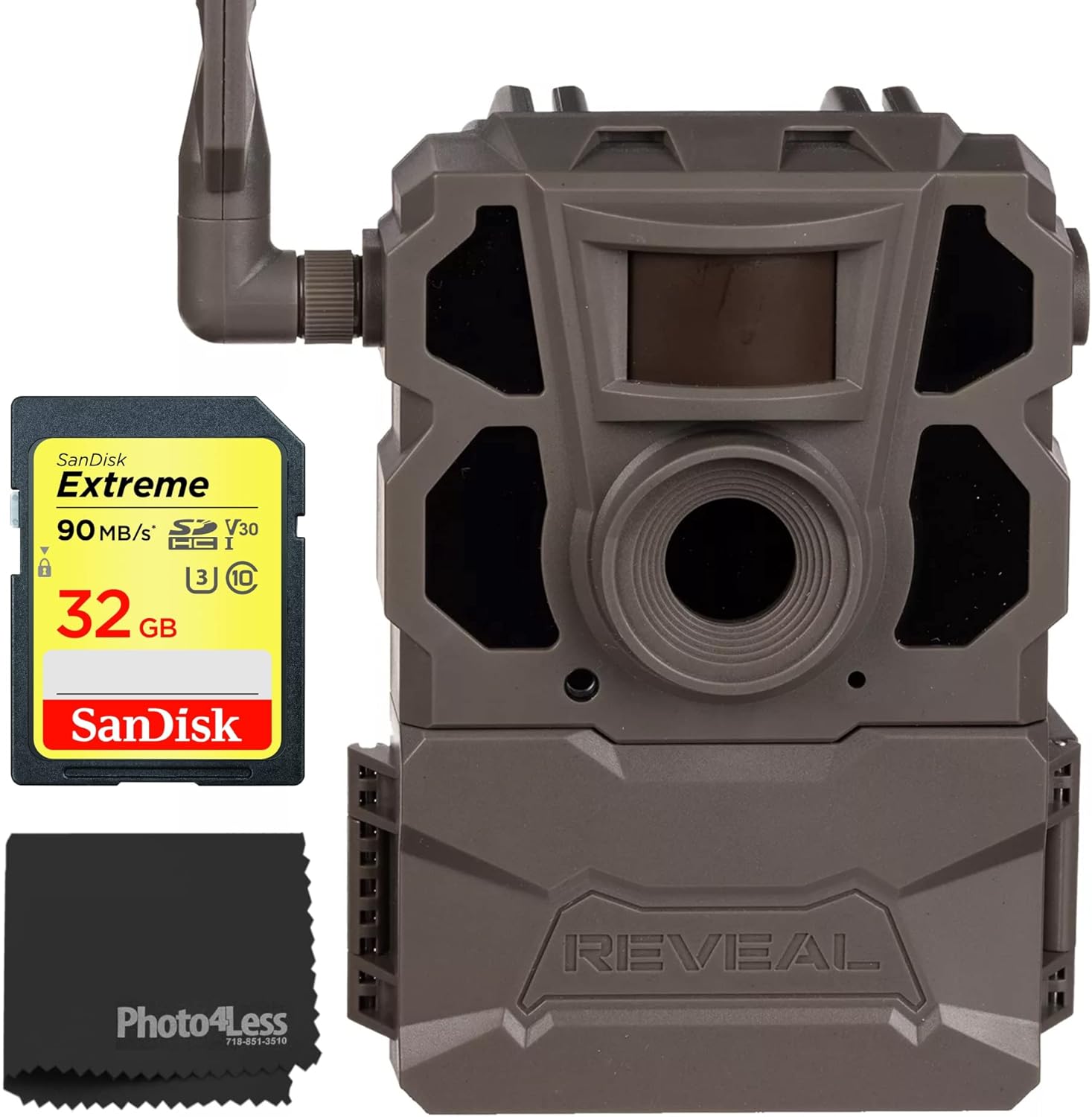 TACTACAM Reveal X Cellular Trail Camera + SD Card and Lens