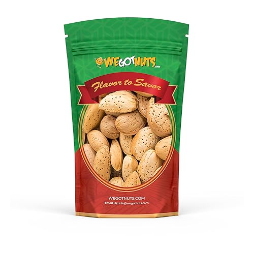 Miniatura 7 de We Got Nuts - Almendras de California Jumbo con cáscara, 5 libras (80 onzas), almendras crudas kosher de alta calidad - Bocadillo natural y