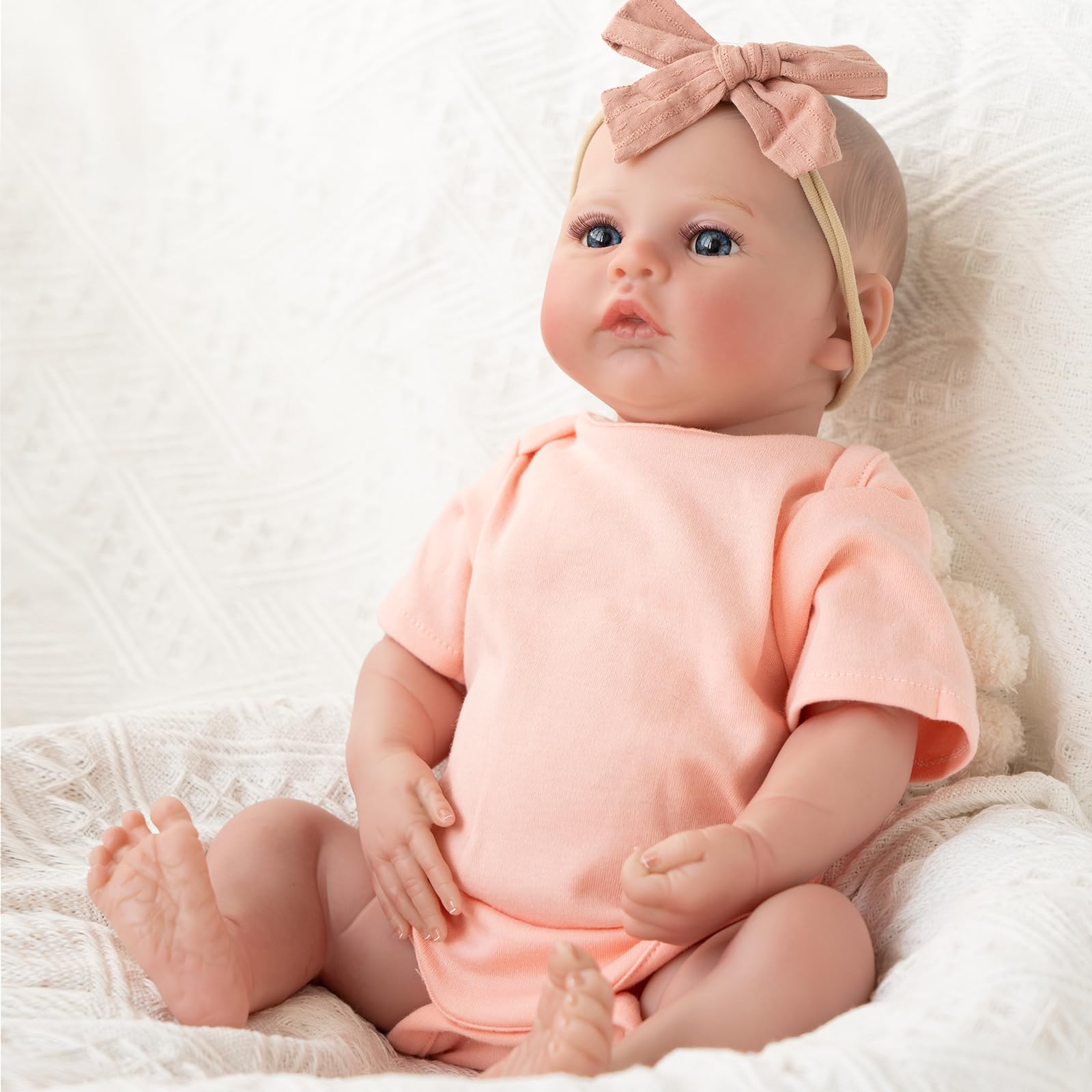 リアル新生児サイズ　フルシリコン リボーンドール　女の子♡ Amazon.co.jp: 55CM フルシリコンリボーン幼児人形女の子 22インチ現実