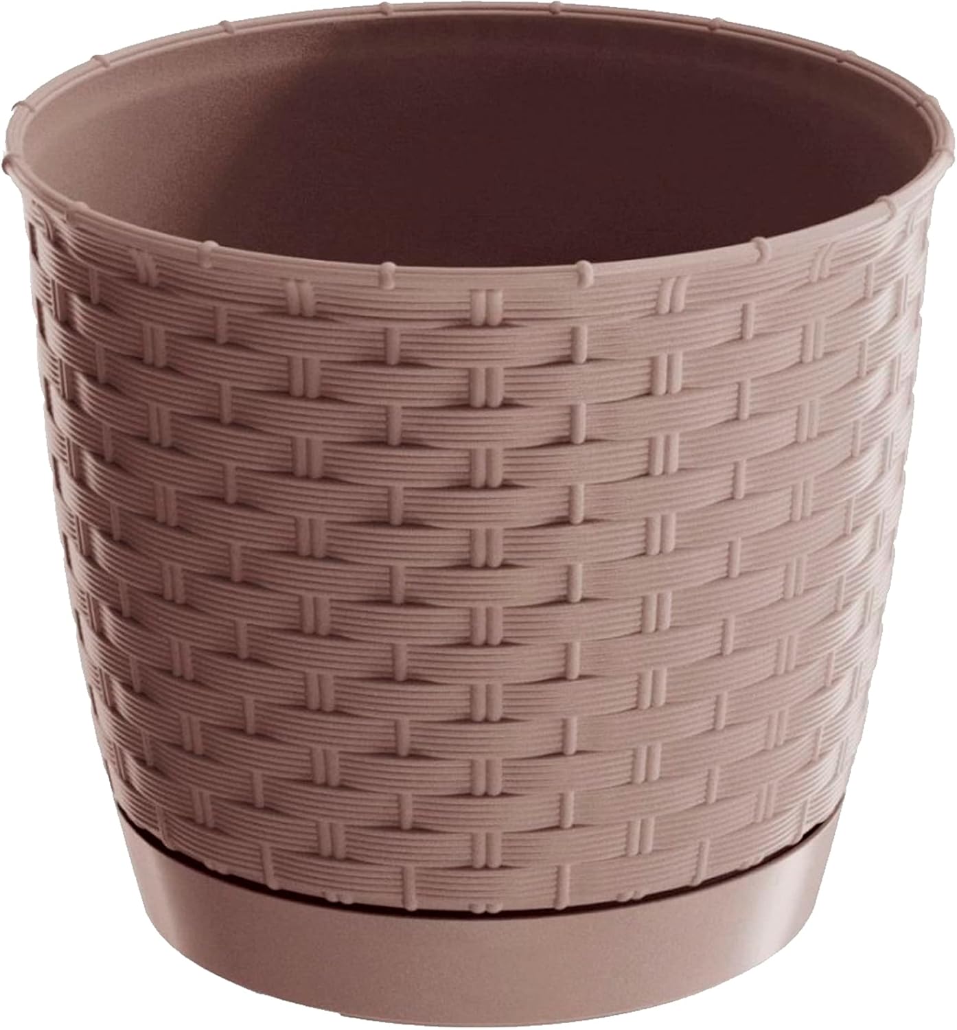 Prosper Plast DRLO190-S433 19 x 16.5 cm Ratolla Round Flowerpot - Anthracite