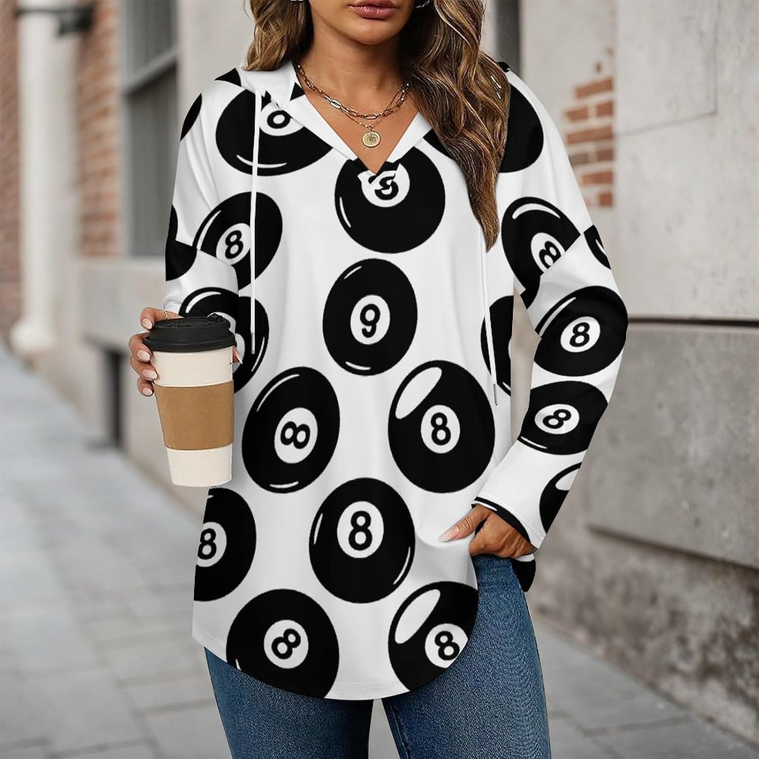 Women Fashion Tops Hoodies for Women Pullover Sweatshirts Casual Long SLeeve Shirts Loose Lightweight Workout