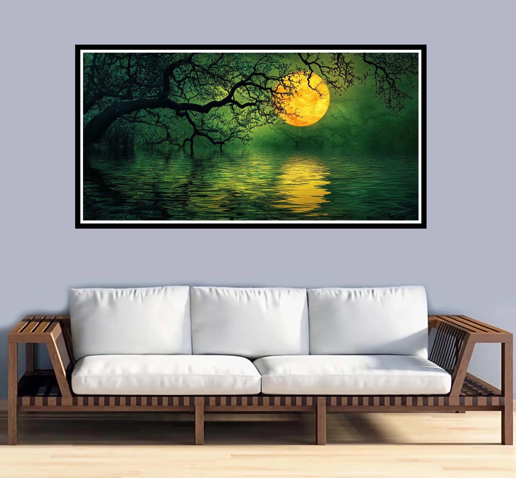 Grande Dipingere con i Numeri 60x120cm Dipingere con i Numeri Adulti Albero Paint by Numbers Hobby Creativi Adulti e Principianti fai da te Kit Completo Craftoria,Decorazioni Casa Regalo Luna-y1185