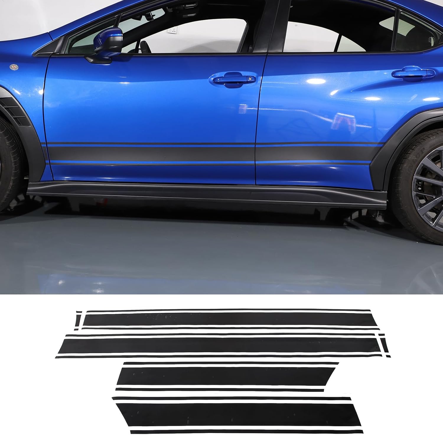 Autocollant Latéral De Voiture Stripe Auto Body Racing Sports