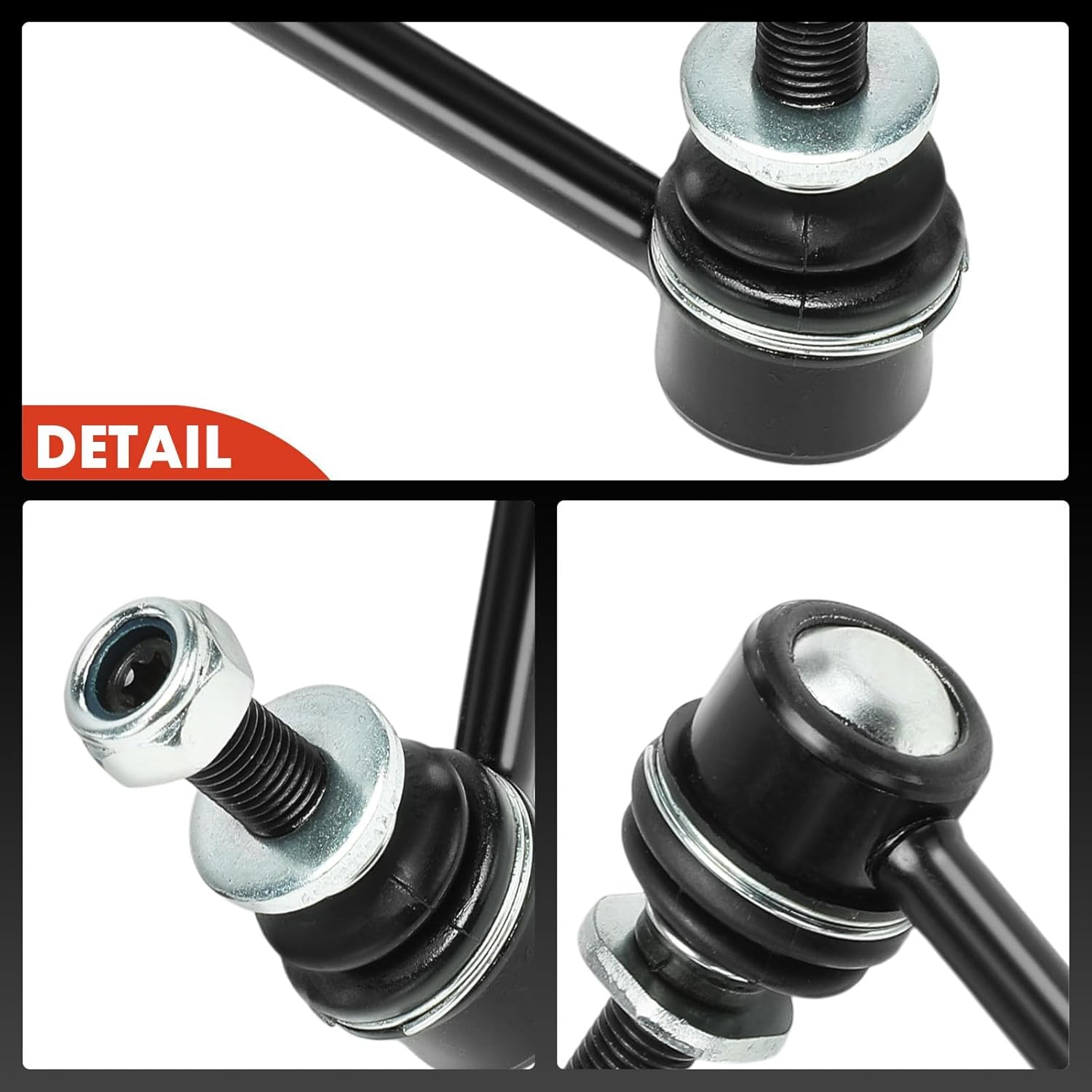 A-Premium 2 x Front or Rear Sway Bar Links Stabilizer Bar Links, Compatible with Toyota Highlander 14-24 & Lexus RX350 10-24, RX350L/RX450hL 18-22, RX450h 10-22, GS F 16-20, RC F 15-24