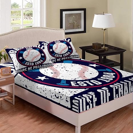 boys baseball bedding
