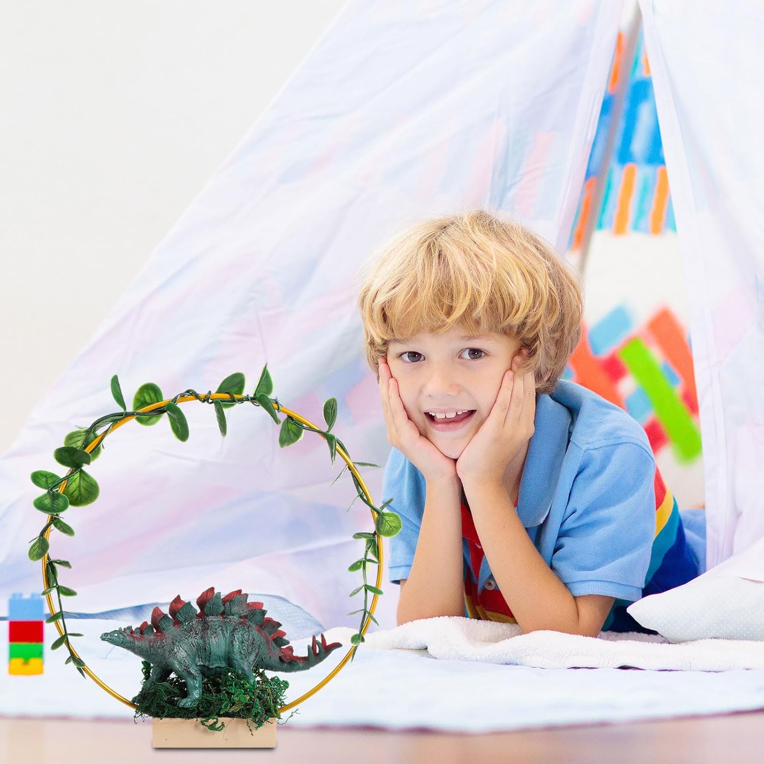 VioraWhite 4 Set Dinosaur Party Decorations Dinosaur Birthday Decorations Dinosaur Centerpieces for Birthday Party Table Centerpiece 3D Dino Safari Jungle Animal Theme Table Decor (Cool)