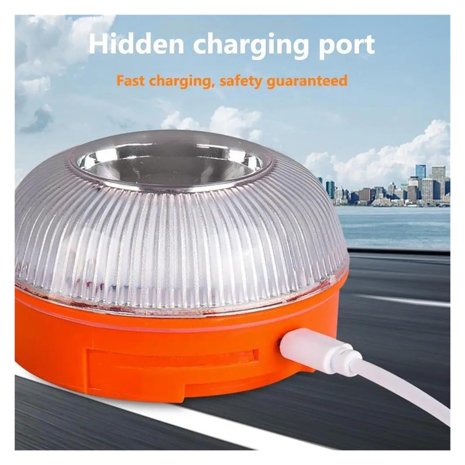 Luci Posizione Laterali Luz de emergencia V16 luz estroboscópica señal magnética luz de emergencia LED para automóviles y motocicletas.